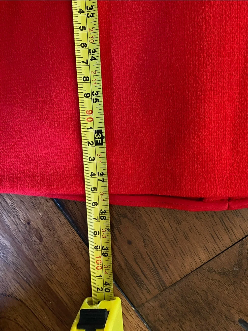 OSCAR DE LA RENTA red wool-blend dress 12 - Picture 6 of 6